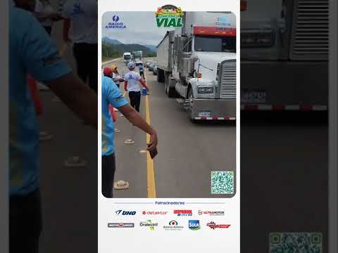 Activación en carretera desde la posta policial Las Mercedes, Comayagua