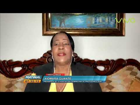 Xiomara Guante Presidenta ADP Año escolar - Matinal