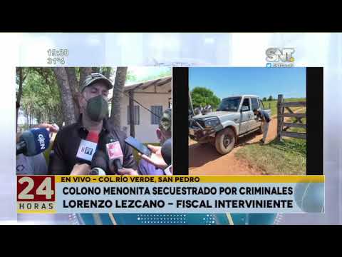 Colono menonita secuestrado por criminales en San Pedro