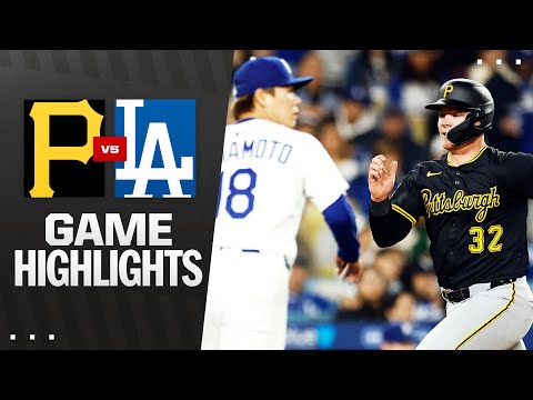 Pirates vs. Dodgers Game Highlights (4/25/25) | MLB Highlights