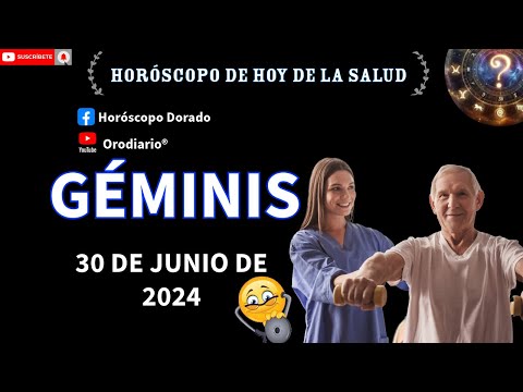 Horóscopo de hoy  géminis  30 de junio de 2024. amor + dinero + salud.