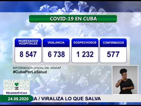 Conferencia de Prensa: Cuba frente a la COVID-19 (24 de septiembre de 2020)