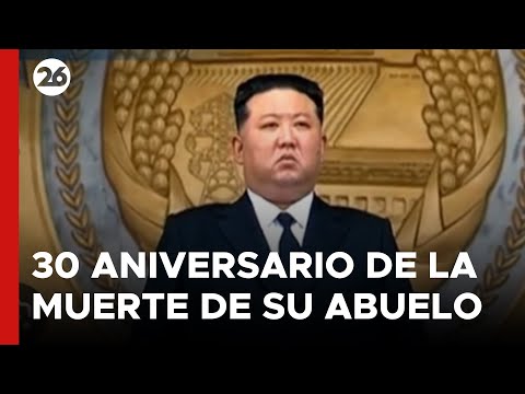 COREA DEL NORTE | Kim Jong-un recordó el 30°aniversario de la muerte de sus abuelos