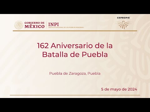 162 Aniversario de la Batalla de Puebla. Puebla de Zaragoza, Puebla.  5 de mayo de 2024