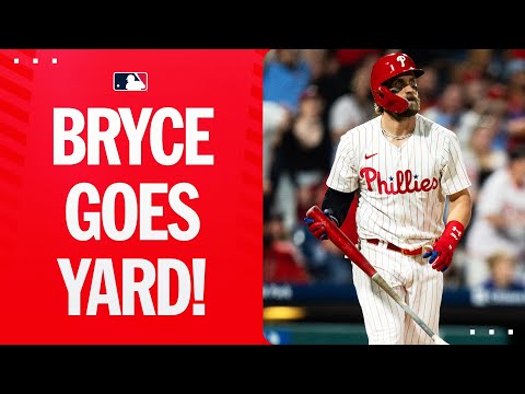 Bryce Harper BLASTS OFF! Phillies star goes deep for the 4th time this season!