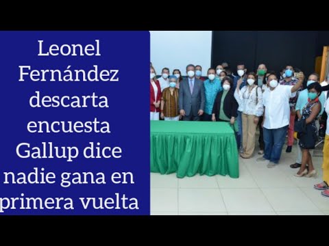 Leonel Fernández descarta que haya ganador en primera vuelta como dijo la encuesta Gallup