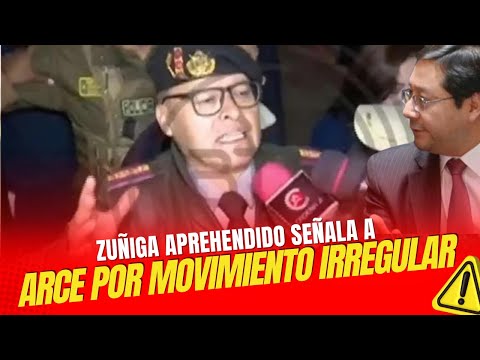 ZUÑIGA apunta a Arce por el movimiento irregular de militares en el INTENTO DE GOLPE DE ESTADO