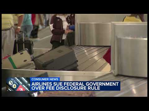 Airlines sue federal government over fee disclosure rule