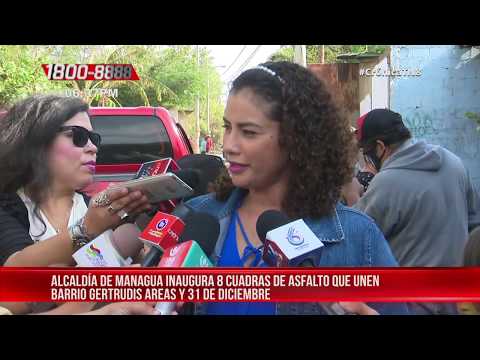 Alcaldía de Managua realizó la inauguración de un proyecto de mejoramiento vial – Nicaragua