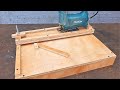 Great efficient saw idea for you  Homemade saw table using a handheld miter saw