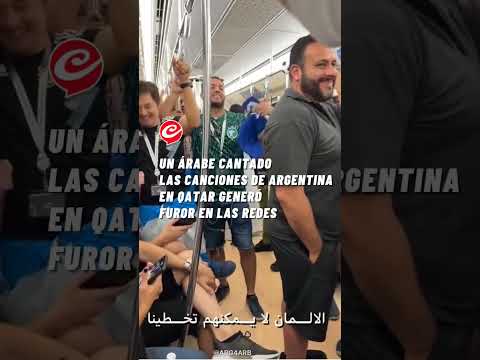 Árabe cantando canciones de #Argentina en #Qatar género furor en las redes #shorts #futbol