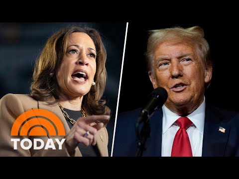 Harris and Trump hit campaign trail with 24 days until Election Day