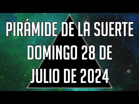 Pirámide de la Suerte para el Domingo 28 de Julio de 2024 - Lotería de Panamá