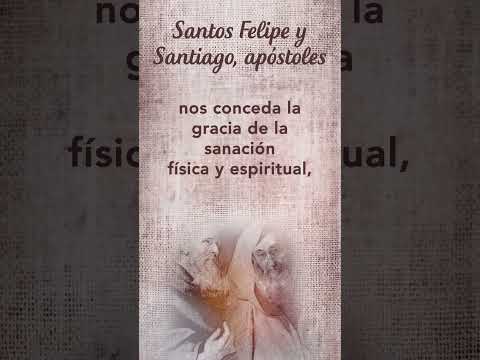 Oración a los Santos Felipe y Santiago #SantoDelDía  #TeleVID #Shorts