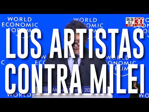 Artistas se expresan contra la gestión de Javier Milei