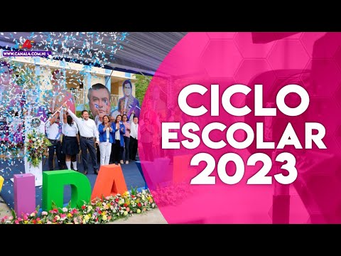 Autoridades realizan lanzamiento del ciclo escolar 2023 en Managua