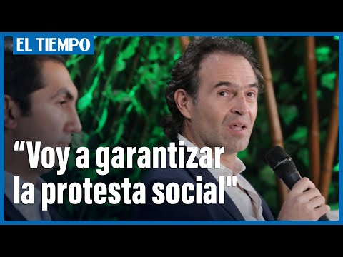 Federico Gutiérrez: “Voy a garantizar la protesta social