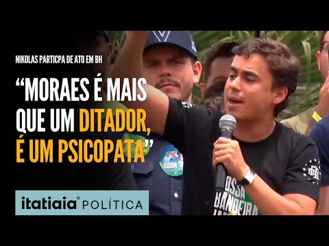 NIKOLAS FERREIRA: 'ALEXANDRE DE MORAES É MAIS QUE UM DITADOR, É UM PSICOPATA'