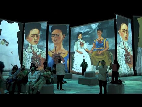 México celebra la primera gran exposición inmersiva de Frida Kahlo