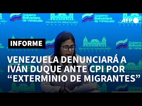 Venezuela denunciará a presidente de Colombia en CPI por exterminio de migrantes | AFP