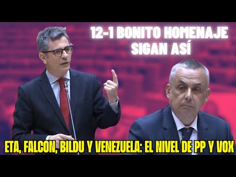 BOLAÑOS se COME a un senador de VOX: BILDU, E-T-A, FALCON, VENEZUELA ¡¡12-1!!