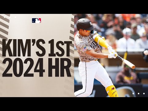 Ha-Seong Kim CRUSHES his first homer of 2024!