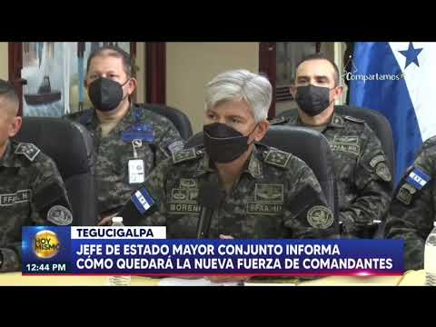 Proponen nueva junta de comandantes de las Fuerzas Armadas de Honduras