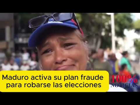 Opositores documentan el plan fraude electoral de Maduro