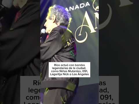 Miguel Ríos se mueve en sus conciertos como Mick Jagger a sus 80 años #shorts