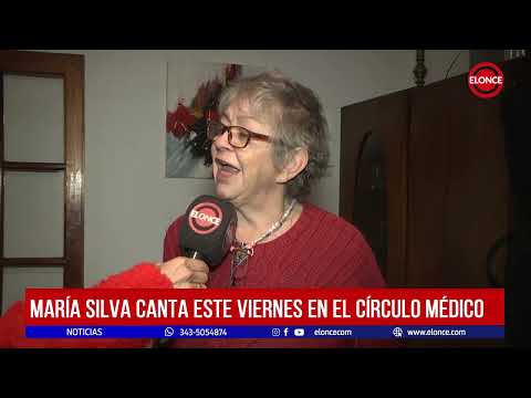 María Silva canta este viernes en el Círculo Médico