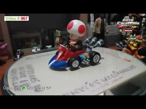 Mario Kart Colección de 7 Autos de PVC Espectaculares Exhibición