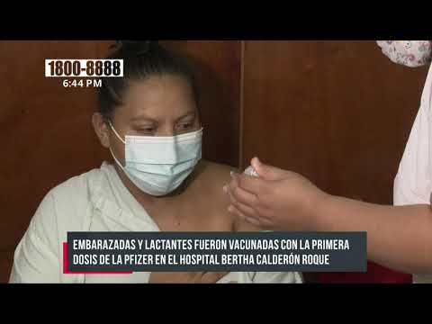 Vacunan contra el COVID-19 a más embarazadas en Managua - Nicaragua