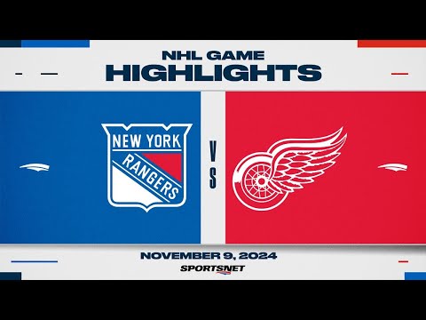 NHL Highlights | Rangers vs. Red Wings - November 9, 2024