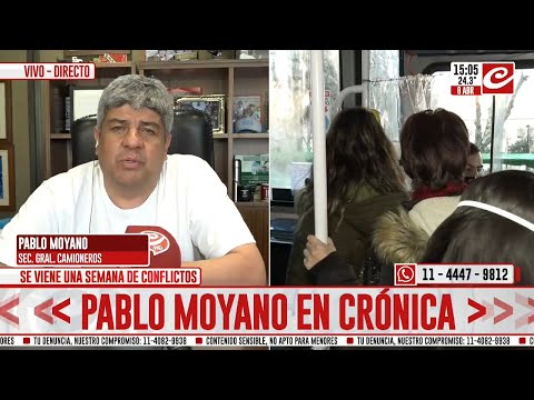 Pablo Moyano: Hay una extorsión del ministro Caputo para que no se paguen salarios dignos