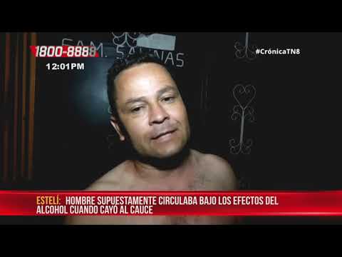Ciudadano cae en cauce de 4 metros de profundidad en Estelí - Nicaragua