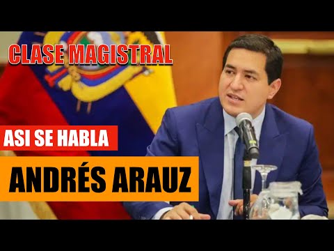 Un estadista con el que estuviéramos mejor: Andrés Arauz