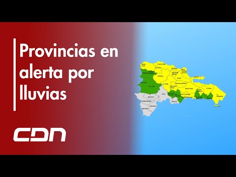 COE coloca el Distrito y 17 provincias en alerta amarilla; ocho en alerta verde