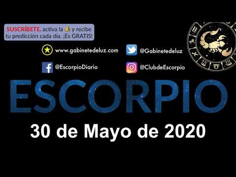 Horóscopo Diario - Escorpio - 30 de Mayo de 2020