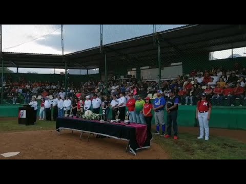 Inauguraron el Torneo Estatal de Béisbol Zona Norte en Villa de la Paz
