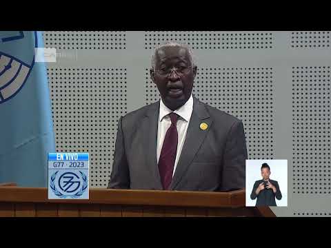 Intervención del Primer ministro de Gabón en la Cumbre del G77 y China