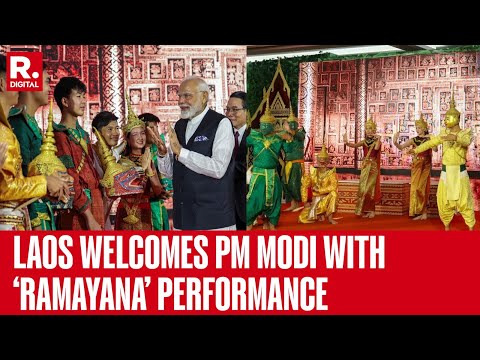 PM Modi Arrives In Laos For ASEAN-India Summit, Gets Special Welcome With ‘Ramayana’