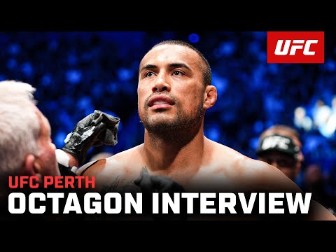 Carlos Ulberg Octagon Interview | UFC Perth