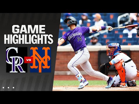 Rockies vs. Mets Game Highlights (7/14/24) | MLB Highlights