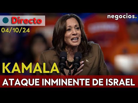 DIRECTO: Kamala ante al ataque inminente de Israel, el aviso de Irán y la advertencia de Biden