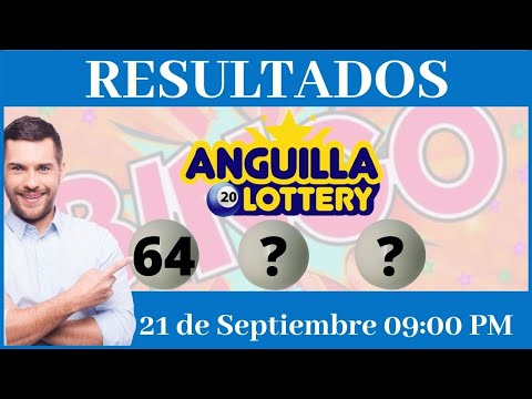 Lotería Anguilla Lottery 09 PM Martes 21 de Septiembre 2021 #LoteriaAnguillaLottery