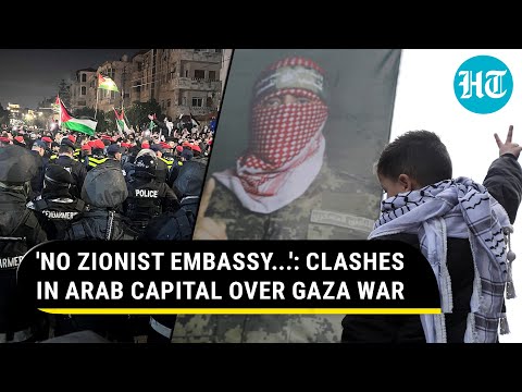'Oh Hamas, Bomb Tel Aviv': Arabs Erupt Against Israel; Clashes Outside Israeli Embassy In Jordan