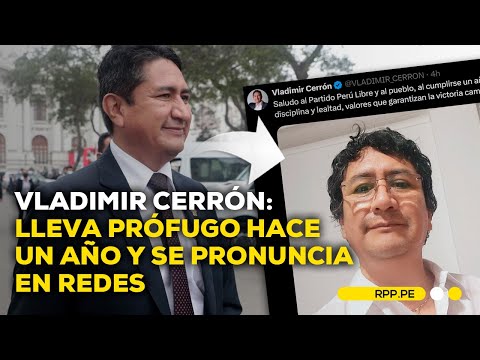 Vladimir Cerrón permanece en la clandestinidad desde hace un año #ADNRPP | ENTREVISTA