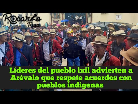 Pueblo Ixil exige a Arévalo cumplir con los acuerdos con los pueblos maya, xinca, garífuna y mestizo