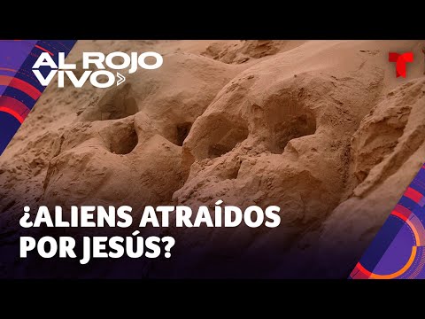 Aseguran que esculturas de Jesús estarían atrayendo a extraterrestres