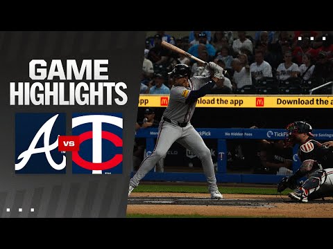 Braves vs. Twins Game Highlights (8/26/24) | MLB Highlights